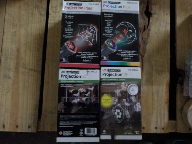 lot 111 image: Lot of 4 Projection Plus Lights Sho...