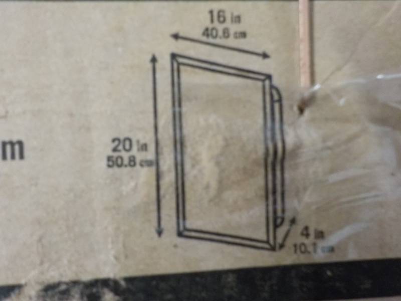 lot 122 image: 16 Frameless Medicine Cabinet...