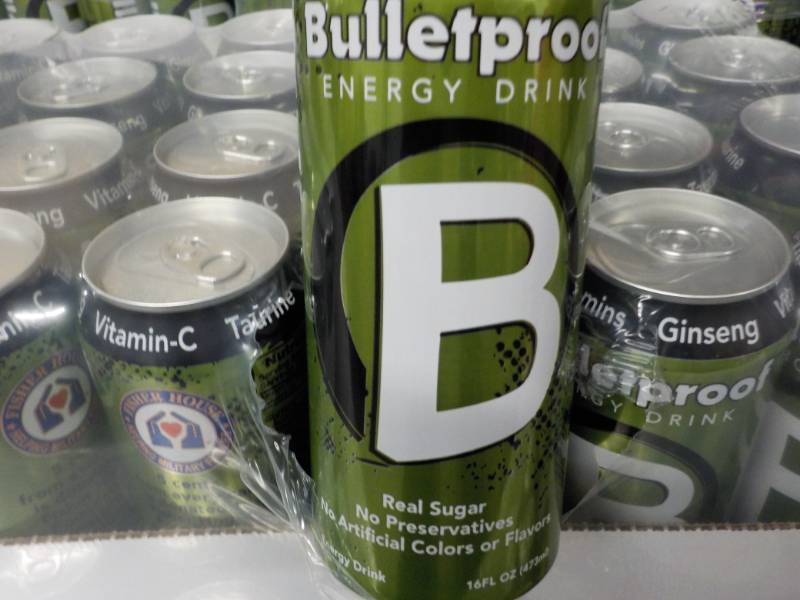 lot 151 image: Case of 16 Oz Bullet Proof Energy D...