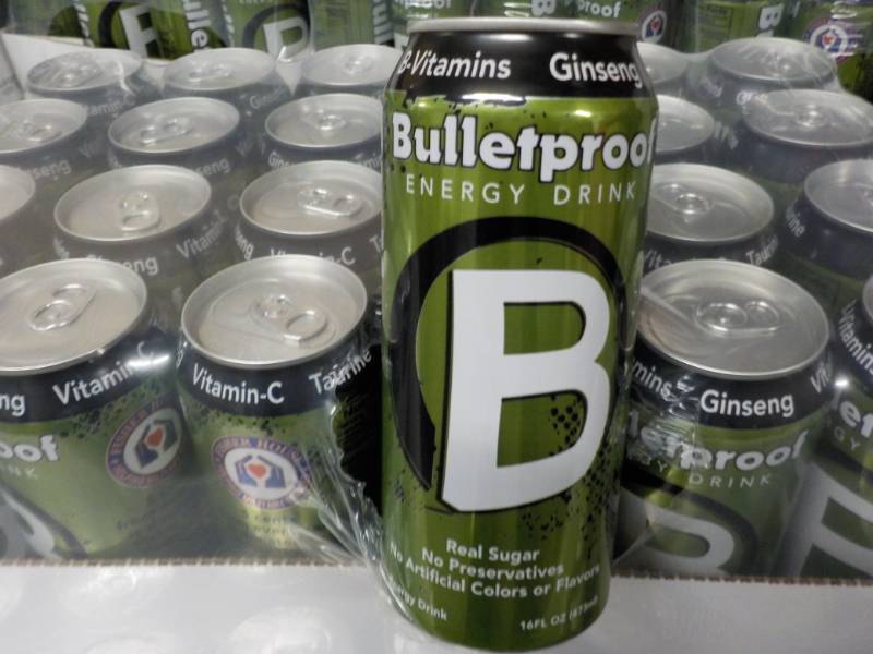 lot 153 image: Case of 16 Oz Bullet Proof Energy D...