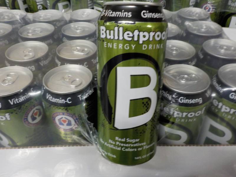 lot 154 image: Case of 16 Oz Bullet Proof Energy D...