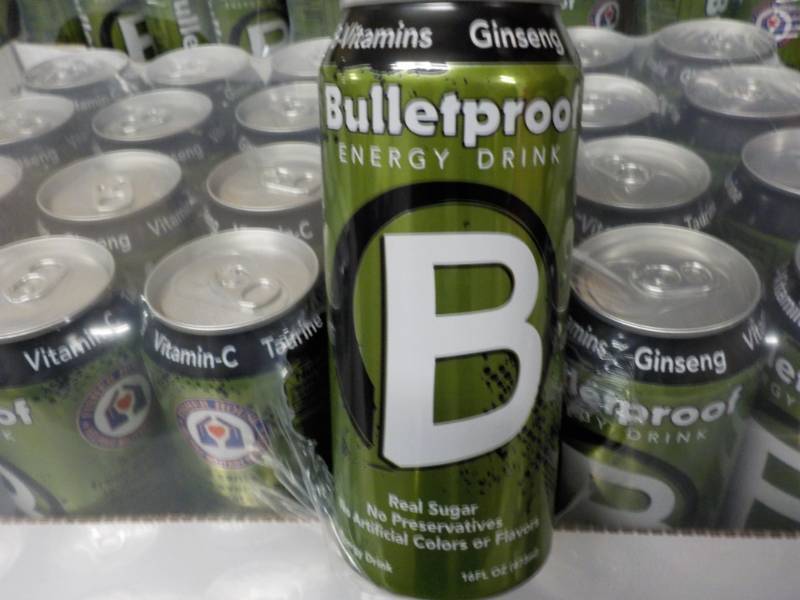 lot 155 image: Case of 16 Oz Bullet Proof Energy D...