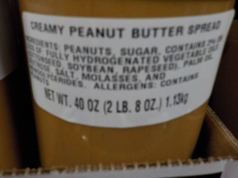 lot 158 image: 6 Jars of 2 lb. 8 oz Creamy Peanut ...