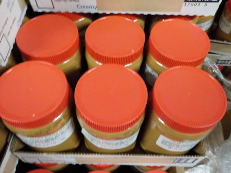 lot 157 image: 6 Jars of 2 lb. 8 oz Creamy Peanut ...