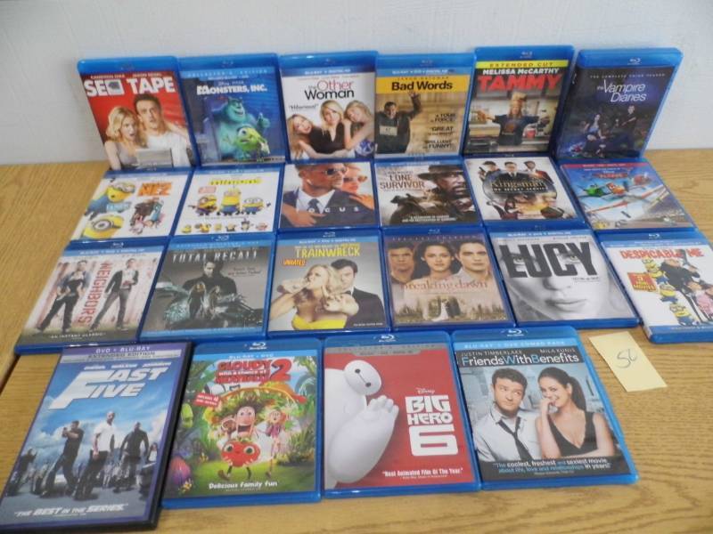 lot 50 image: BluRay Discs