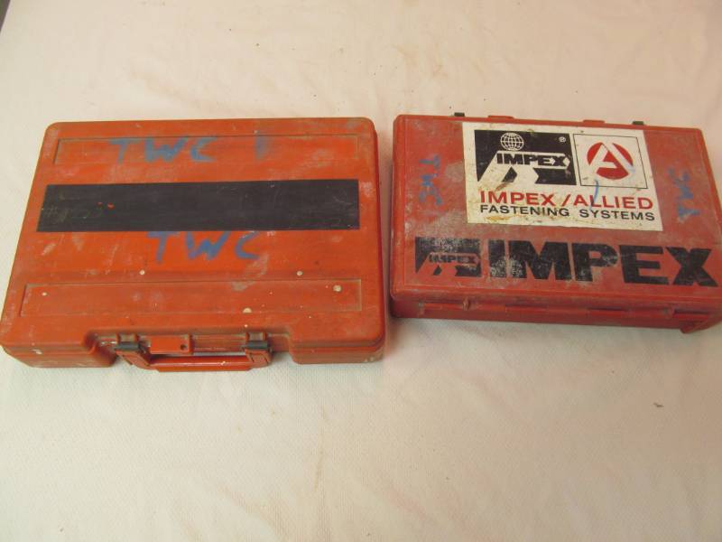 lot 14 image: Impex LG 65.2 ans Hilti DX 350 Piston drive Fastening tool with case of fastmers