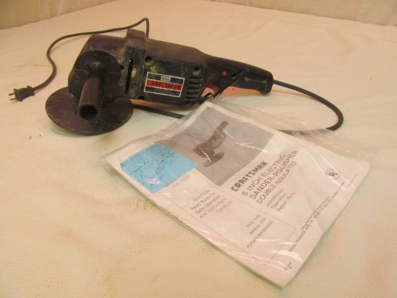 lot 19 image: Craftsman electric sander-polisher