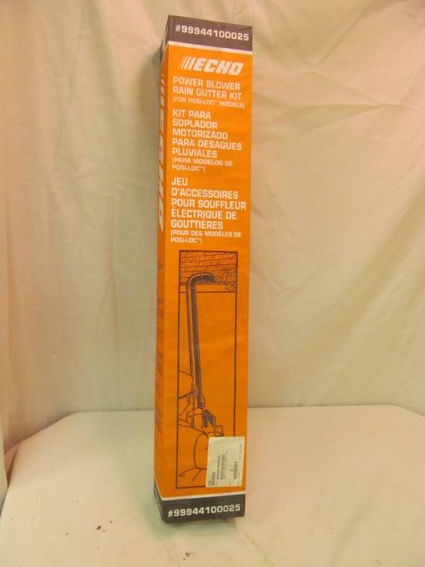 lot 85 image: Echo power blower rain gutter kit