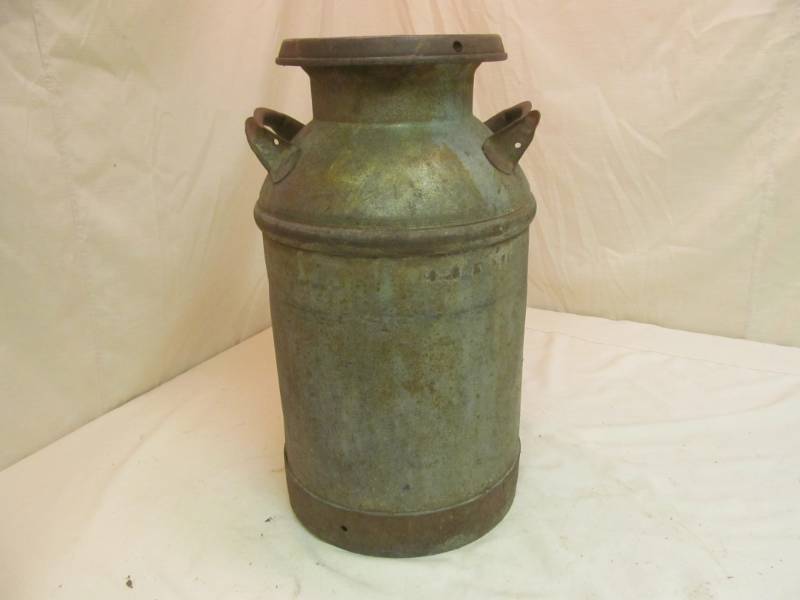 lot 95 image: vintage milk can