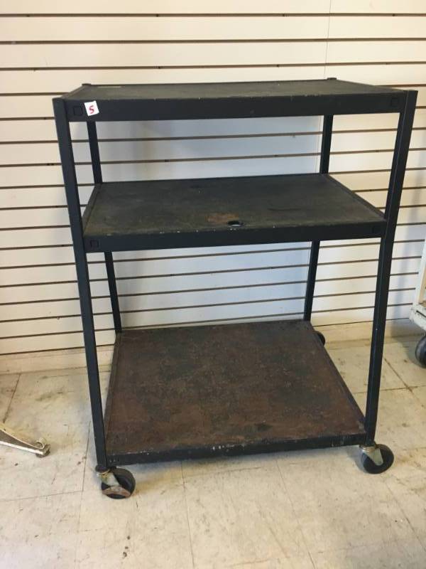 lot 5 image: Rolling Metal Cart