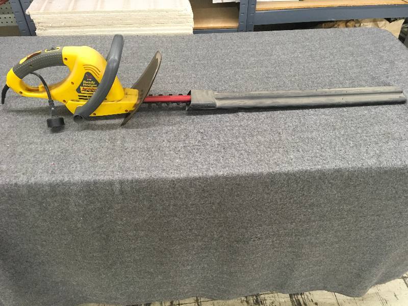 lot 4 image: Ready Hedger Electric Hedge Trimmer Model RH36