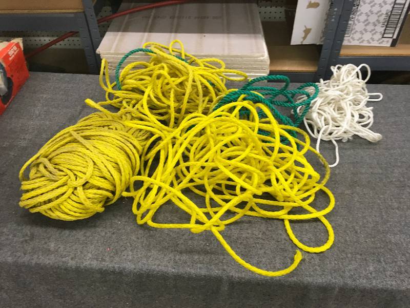 lot 45 image: Box Of Misc Rope