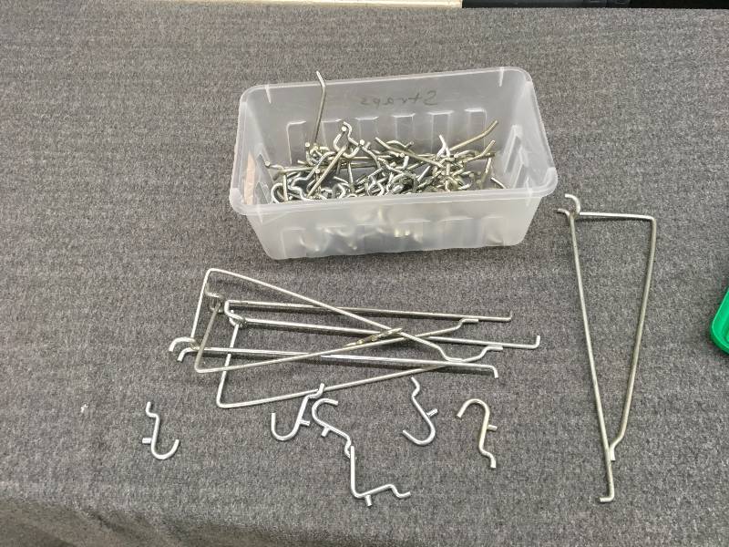 lot 77 image: Peg Board Hooks