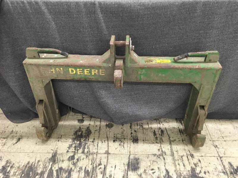 lot 87 image: John Deere 3 Point Hitch Quick Connect For Implements