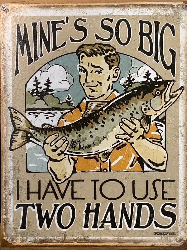 Mines So Big 12 x 16.5 Tin Sign