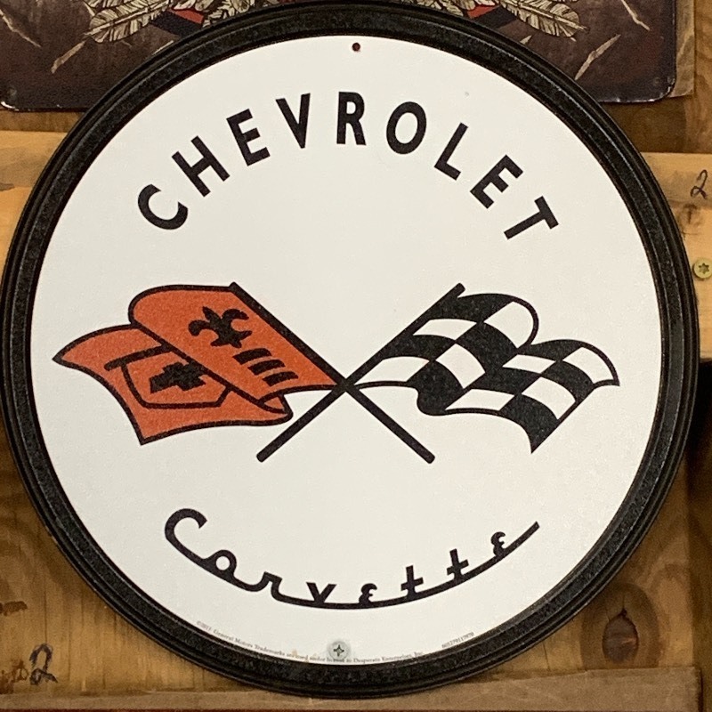 Chevrolet Corvette 12 Tin Sign