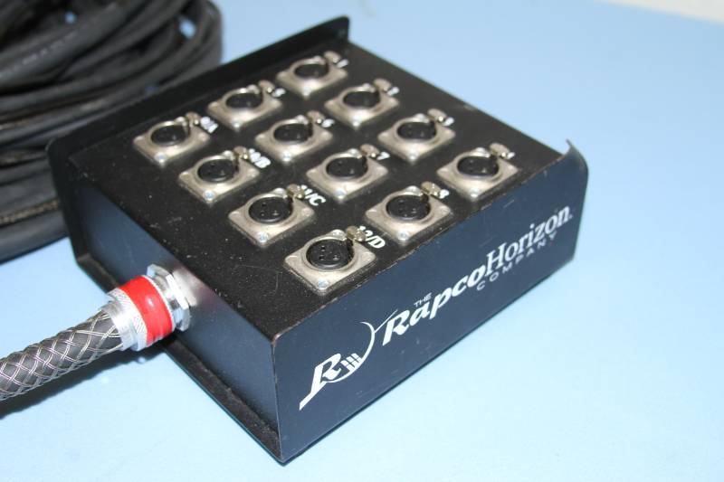 lot 27 image: Rapco Horizon 12-Channel Pro Audio Stage Snake with XLR Connectors