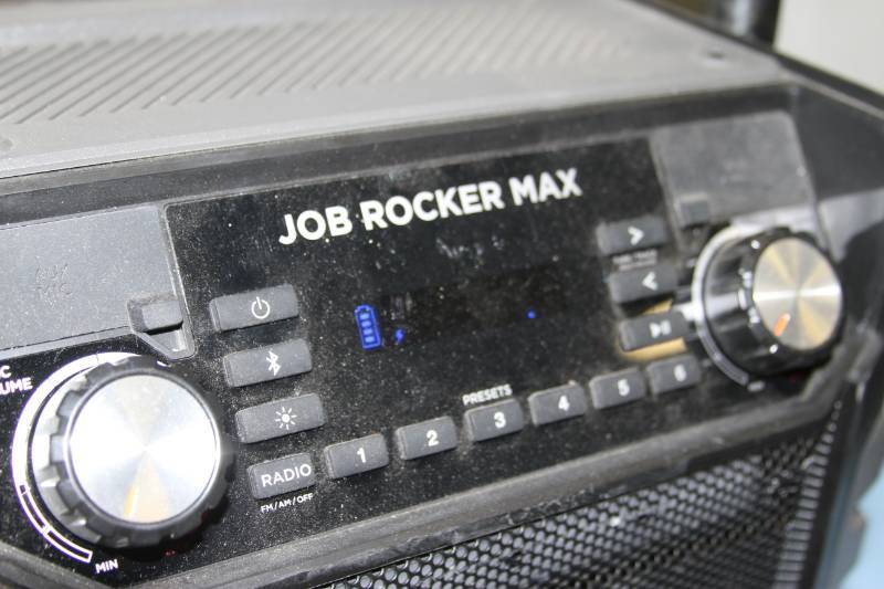 lot 41 image: Ion Audio Job Rocker Max 50-Watt All-Weather Portable Bluetooth  Radio Speaker