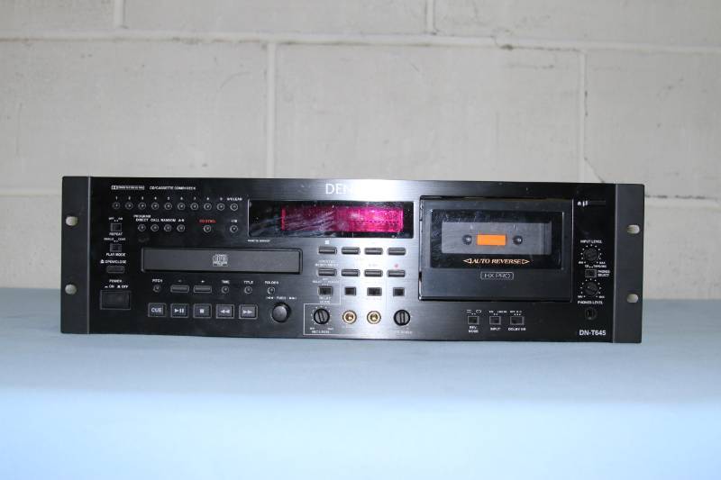 lot 65 image: Denon DN-T645 Professional Rack-Mounted CD MP3 & Audio Cassette Combo Player
