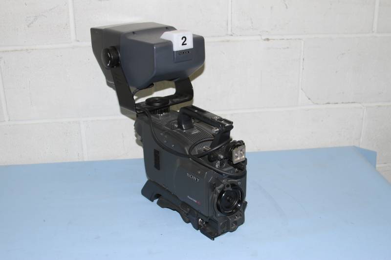 lot 76 image: Sony DXC-D55WS Professional Video Camera w CA-D50 SDI Camera Adapter  Adaptor for DXC Video Camera & Viewfinder