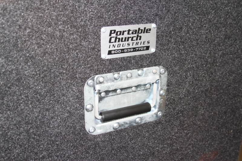 lot 103 image: Portable Church Industries LARGE Rolling (Heavy Duty Casters) Transport Equipment Case System