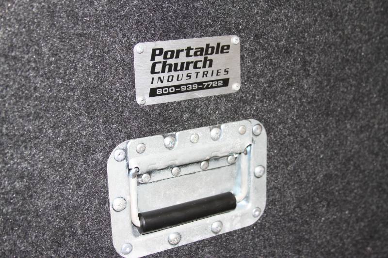 lot 104 image: Portable Church Industries LARGE Rolling (Heavy Duty Casters) Transport Equipment Case System