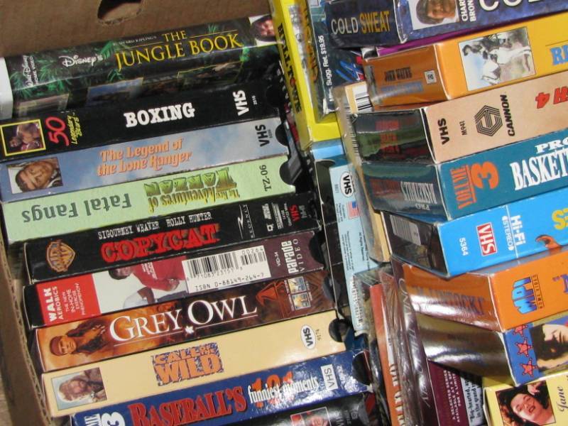 Lot of VHS movies