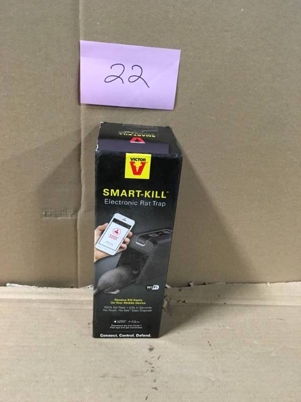 lot 22 image: Victor Smart-Kill Wifi Electronic Rat Trap in good condition