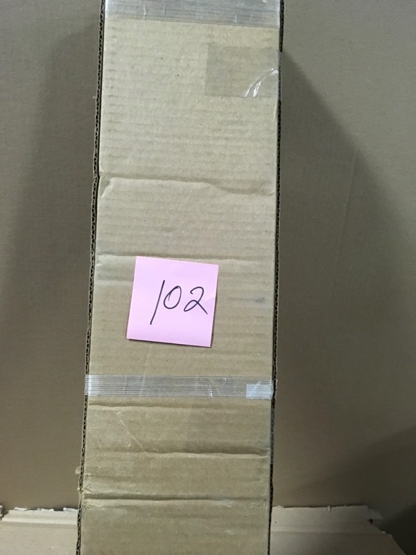 lot 102 image: M-D Building Products 3.75 in. x 30 in. Deluxe Extra High Aluminum Threshold with Vinyl Seal- open box