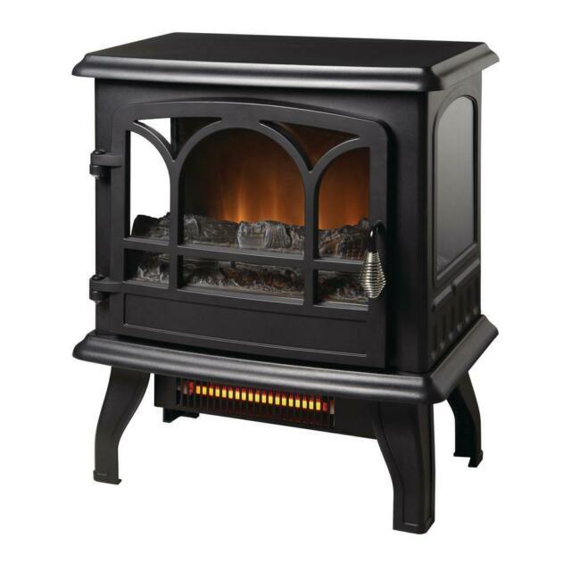 lot 38 image: StyleWell Kingham 1,000 sq. ft. Panoramic Infrared Electric Stove in Black good condition