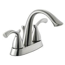 lot 56 image: Edgewood 4 in. Centerset 2-Handle High-Arc Bathroom Faucet in Chrome- not used