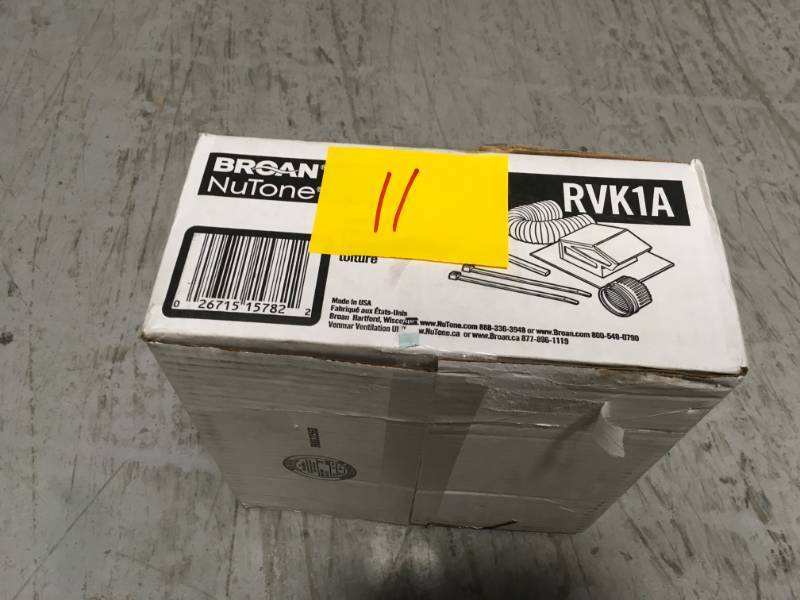lot 11 image: Broan Roof Vent Kit- not used