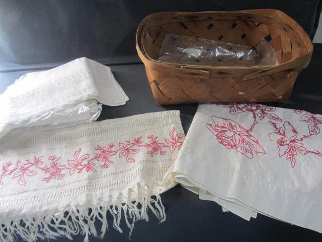 Fancy Linens, Basket