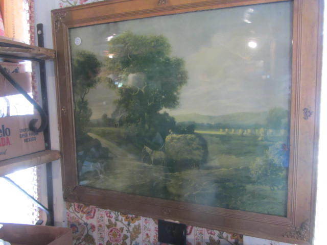 Vintage Haying Print