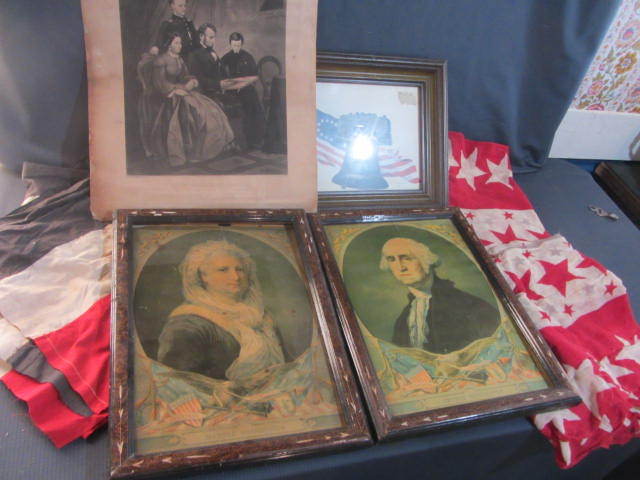 Washington, Lincoln, Bunting