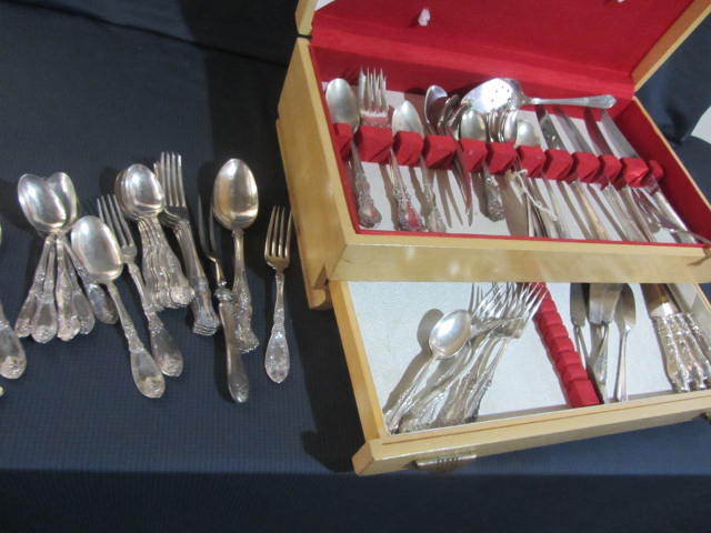 Triple Plate Silverware & Chest