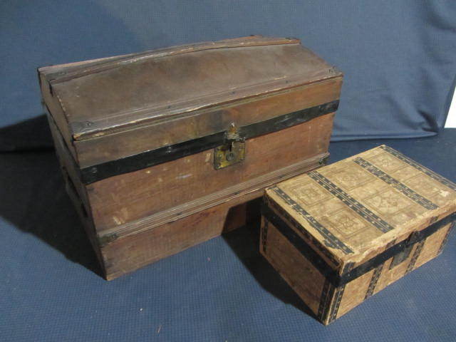 antique doll trunk