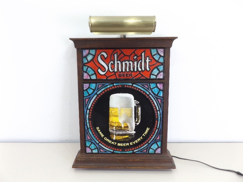 lot 84 image: Vintage Schmidt Beer Sign