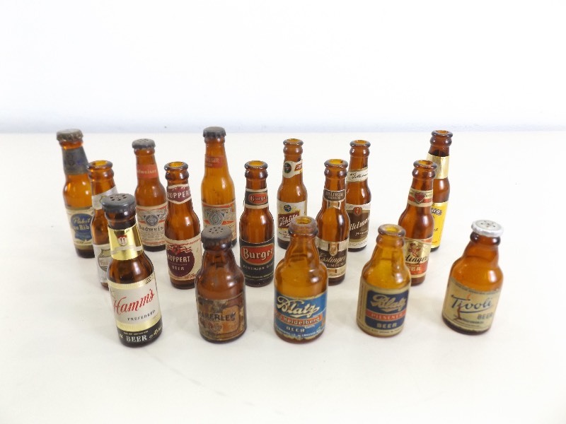 lot 99 image: Mini Beer Bottle Collection