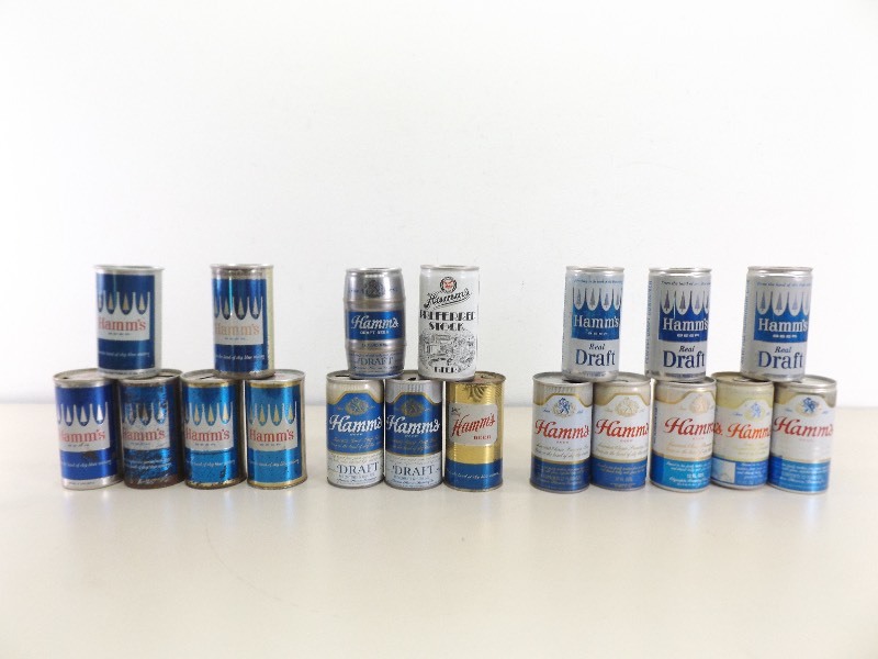 lot 126 image: Vintage Hamms Beer Can Collection