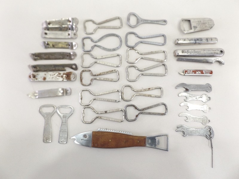 lot 136 image: Lot of Vintage Beer Bottle Openers
