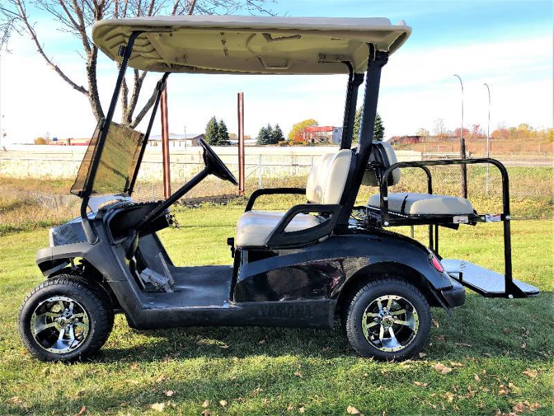 Black Havoc Elite Street Four Passenger Golf Cart