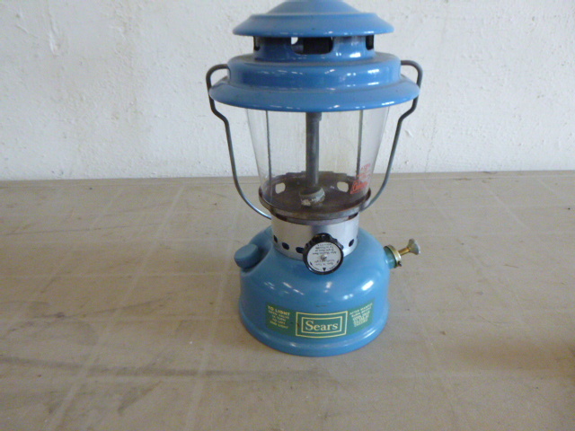 lot 26 image: Vintage Sears Blue Lantern