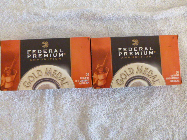 lot 46 image: 2 Boxes of Federal Premium Ammunition Rifle Cartridges