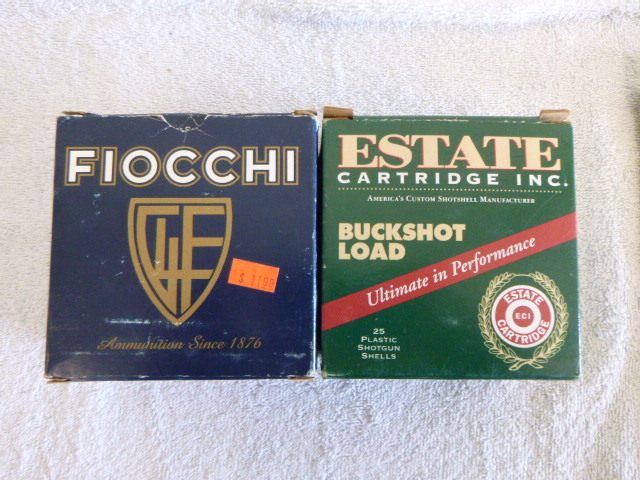 lot 52 image: Fiocchi and Estate Cartridge 12 Gauge Shotgun Shells