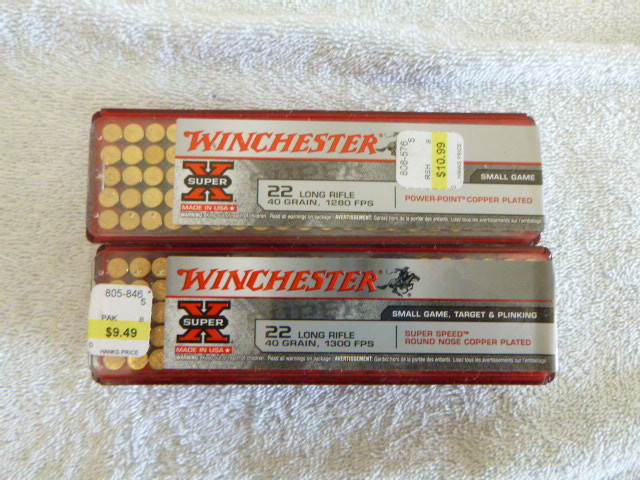 lot 68 image: 2 Boxes of Winchester 22 Long Rifle Bullets