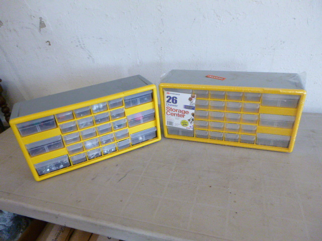 lot 81 image: Two 26 Drawer Storage Centers