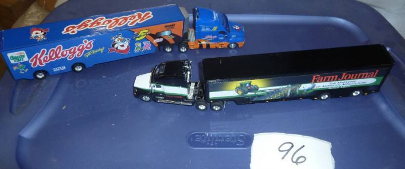 lot 96 image: 2 semi trucks, The Farm Journal is ...