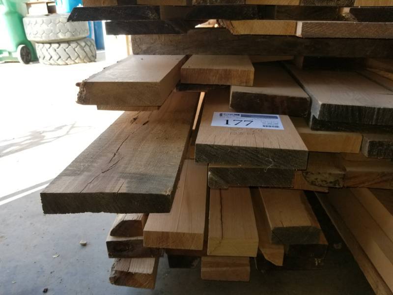 lot 177 image: Lot of (28) Red Oak Boards
