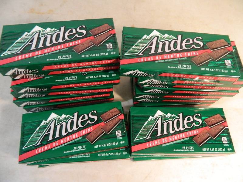 lot 22 image: 20 New Boxes of Andes Mints
